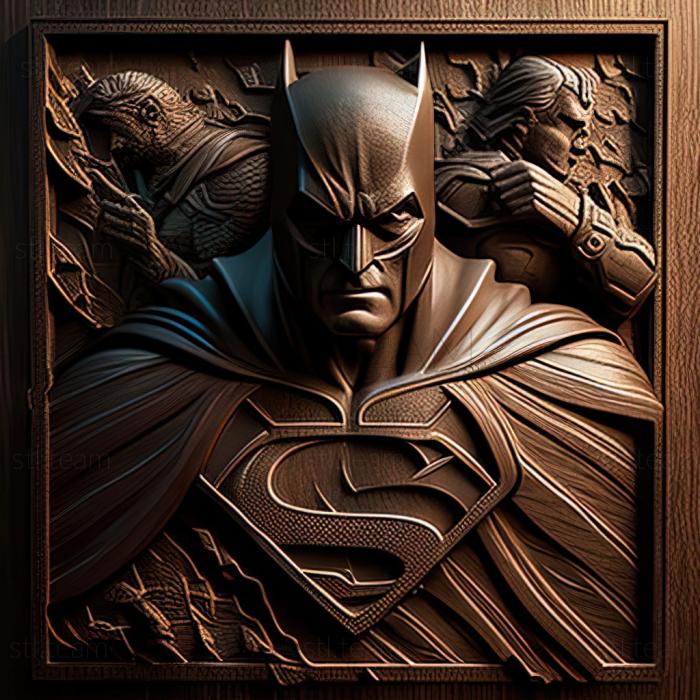 3D модель Бэтмен против Супермена На заре справедливости (STL)
